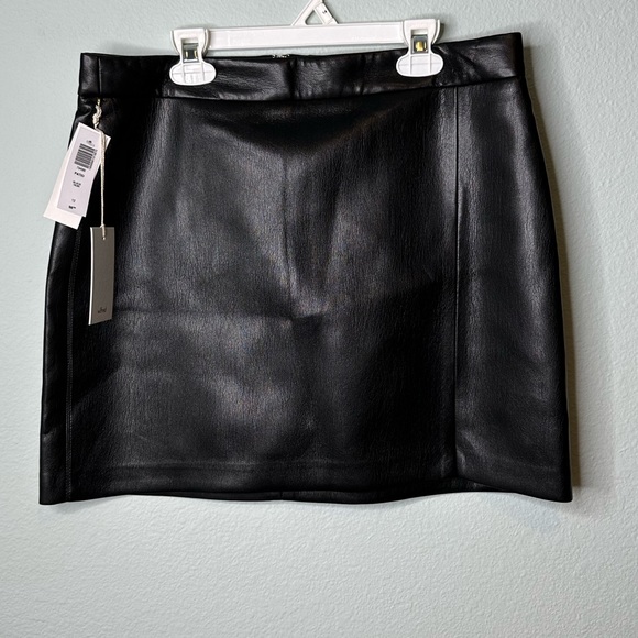 Aritzia Skirts Aritzia Black Leather Skirt Poshmark